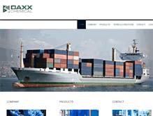 Tablet Screenshot of daxxchemical.com